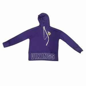 NFL Teens Viking Poly Hoodie Size S 3/5 NWT